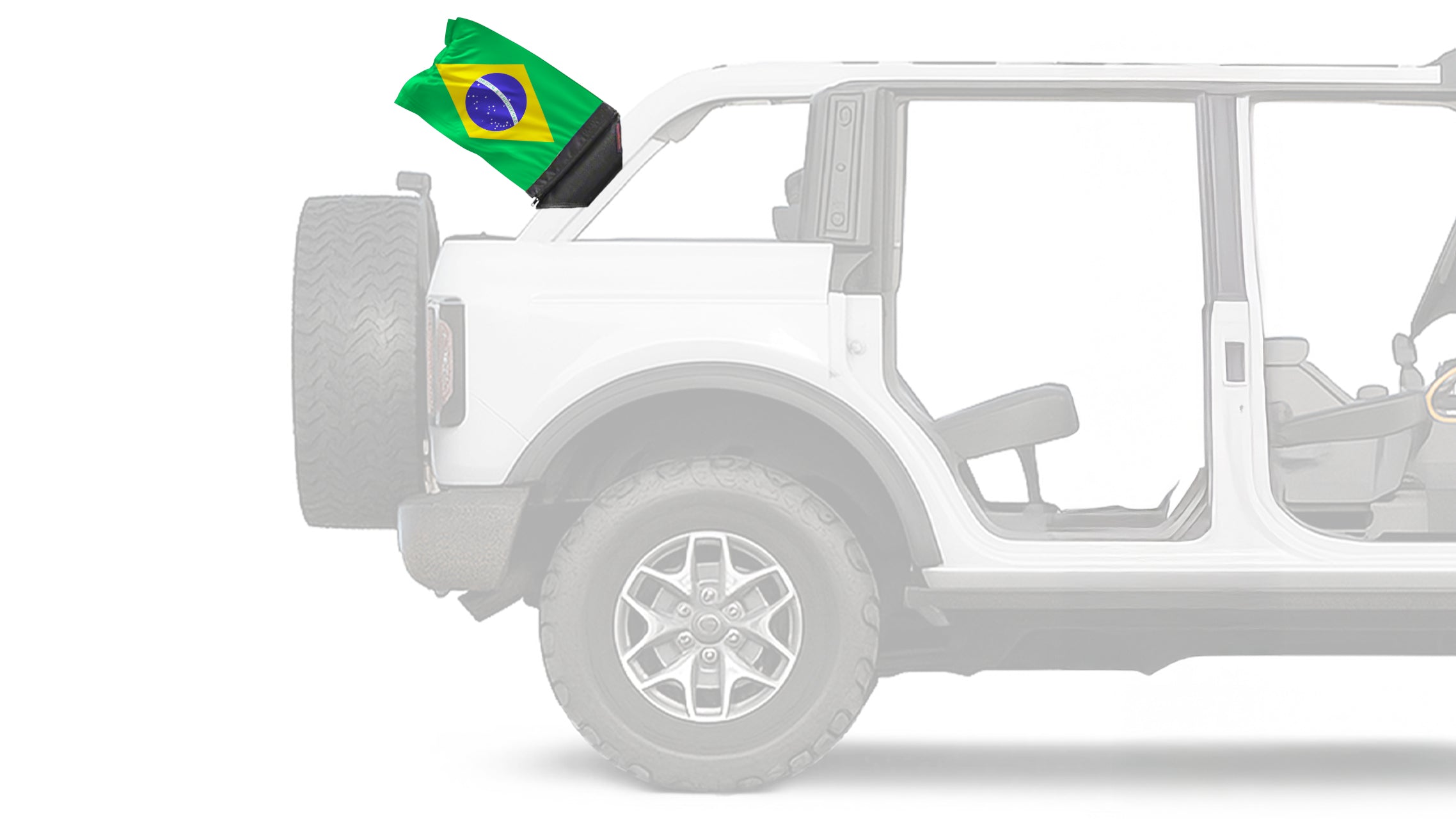 Brazil 12"x18" Forever Wave Flag