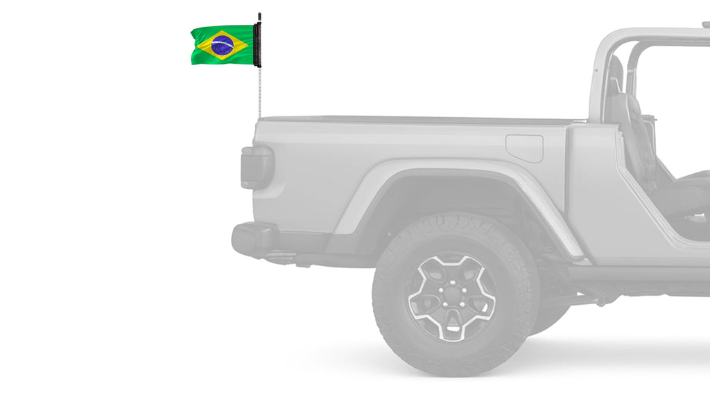 Brazil 12"x18" Forever Wave Flag