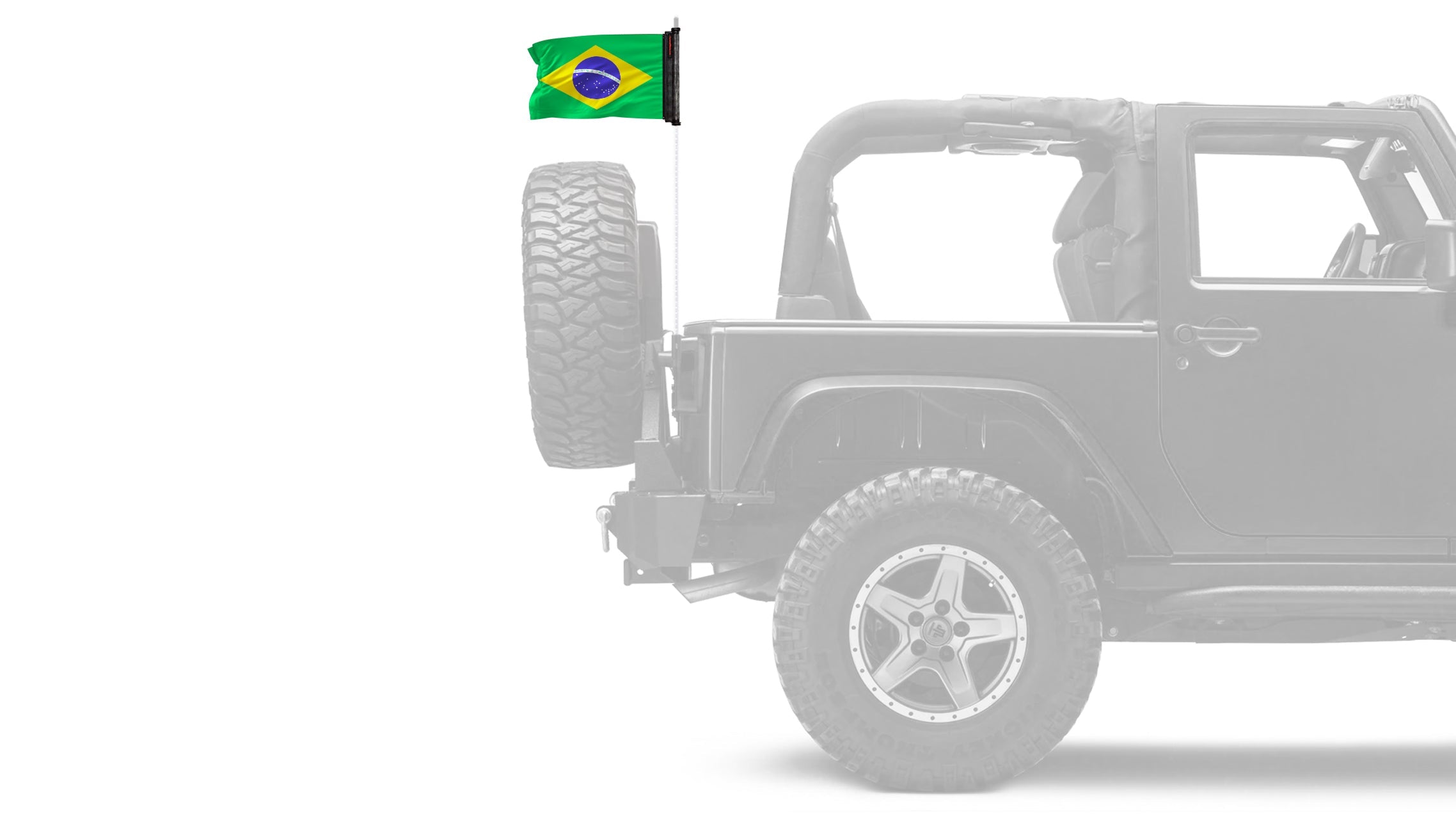 Brazil 12"x18" Forever Wave Flag