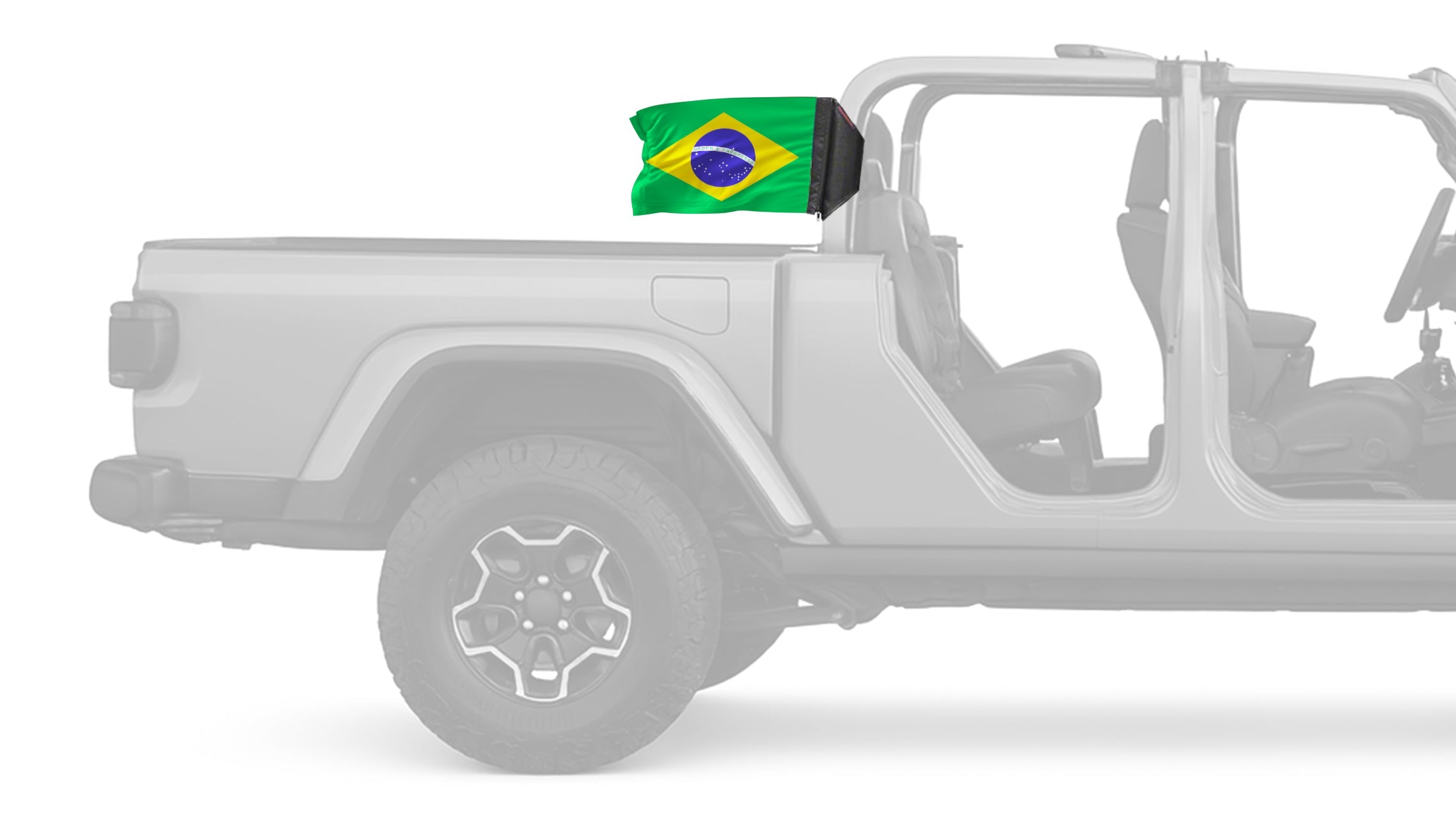Brazil 12"x18" Forever Wave Flag