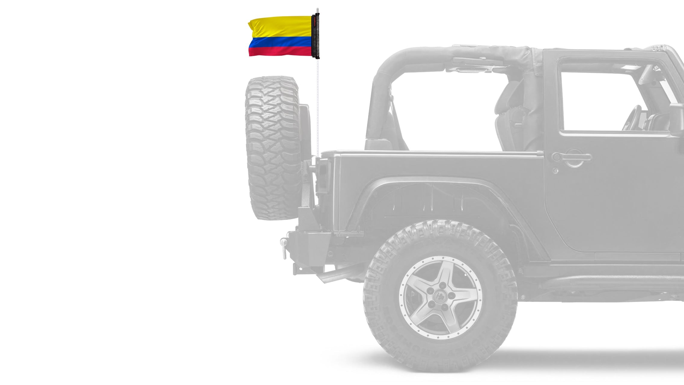 Colombia 12"x18" Forever Wave Flag