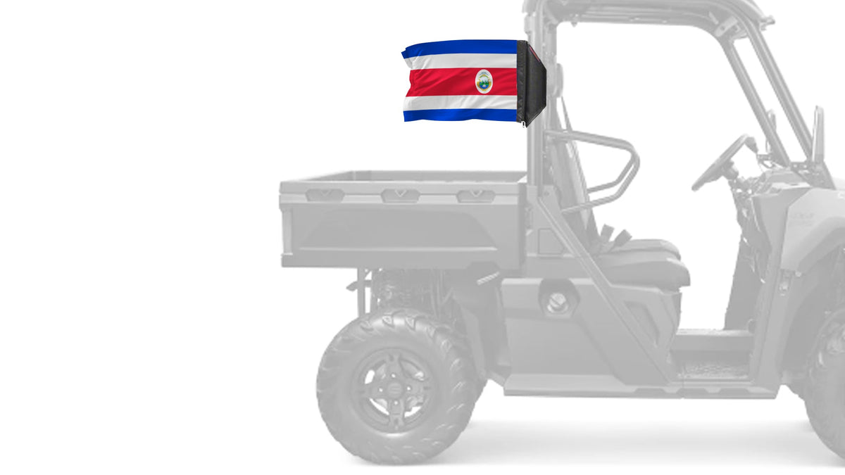 Costa Rica 12"x18" Forever Wave Flag