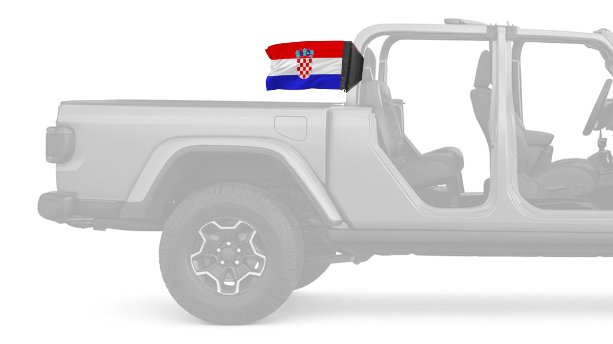 Croatia 12"x18" Forever Wave Flag