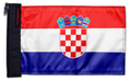 Croatia 12"x18" Forever Wave Flag for Bronco