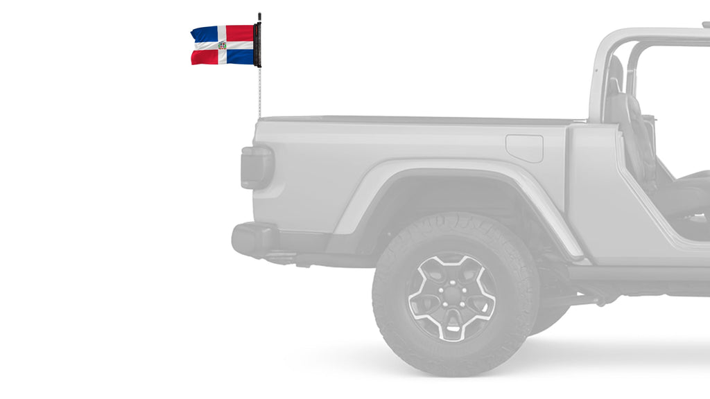Dominican Republic 12"x18" Forever Wave Flag