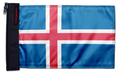 Iceland 12"x18" Forever Wave Flag for Bronco