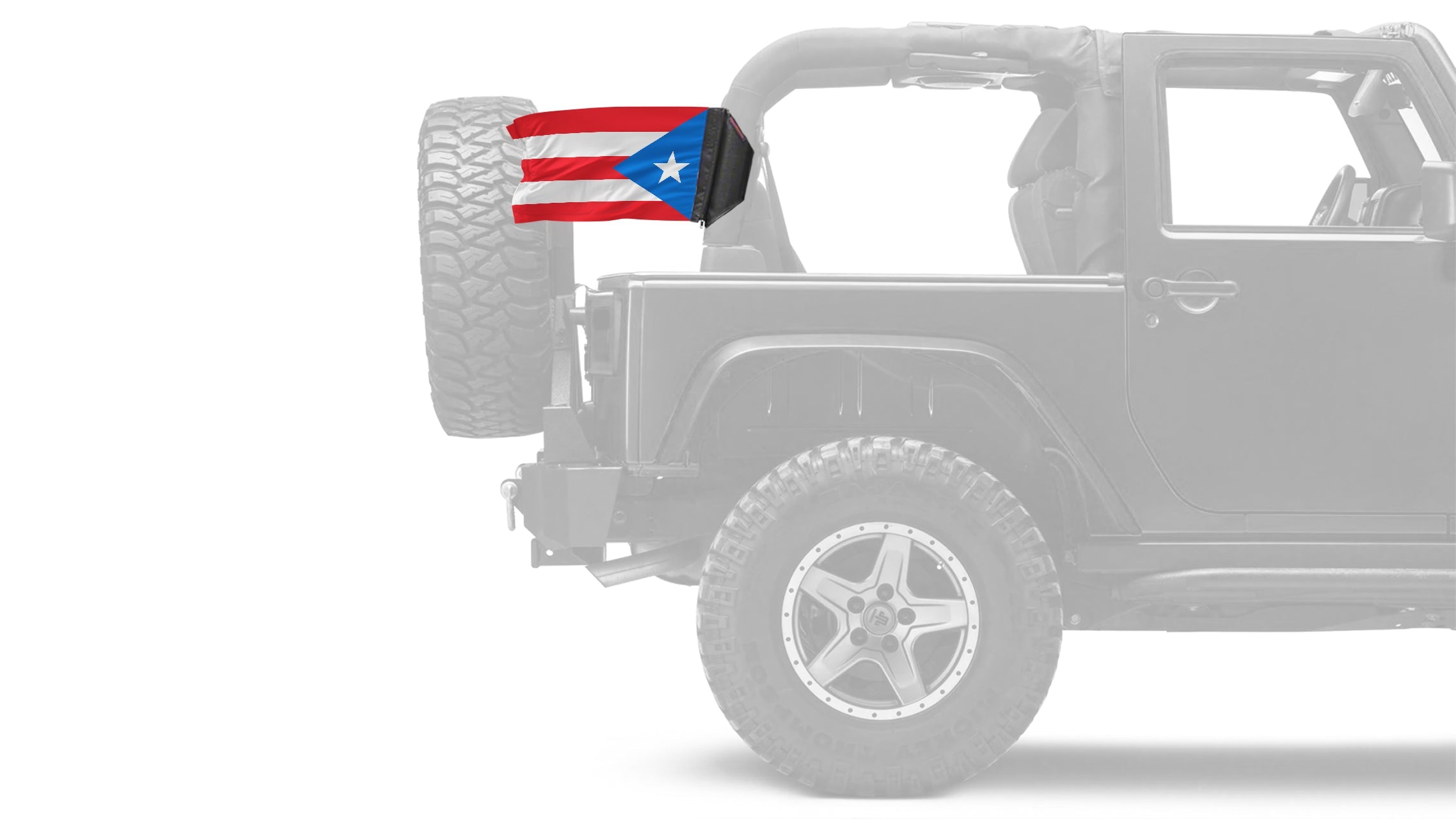 Puerto Rico 12"x18" Forever Wave Flag