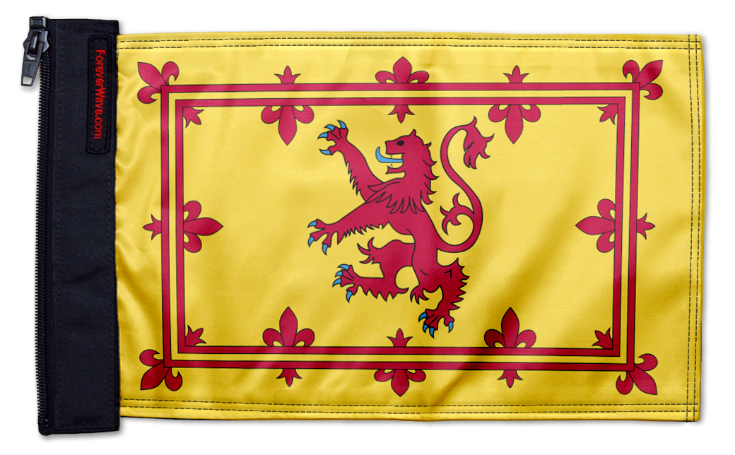 Scotland Lion Rampant 12"x18" Forever Wave Flag