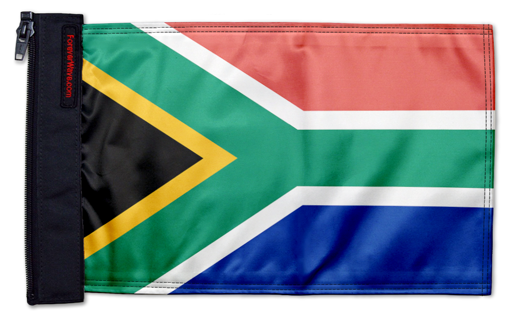 South Africa 12"x18" Forever Wave Flag