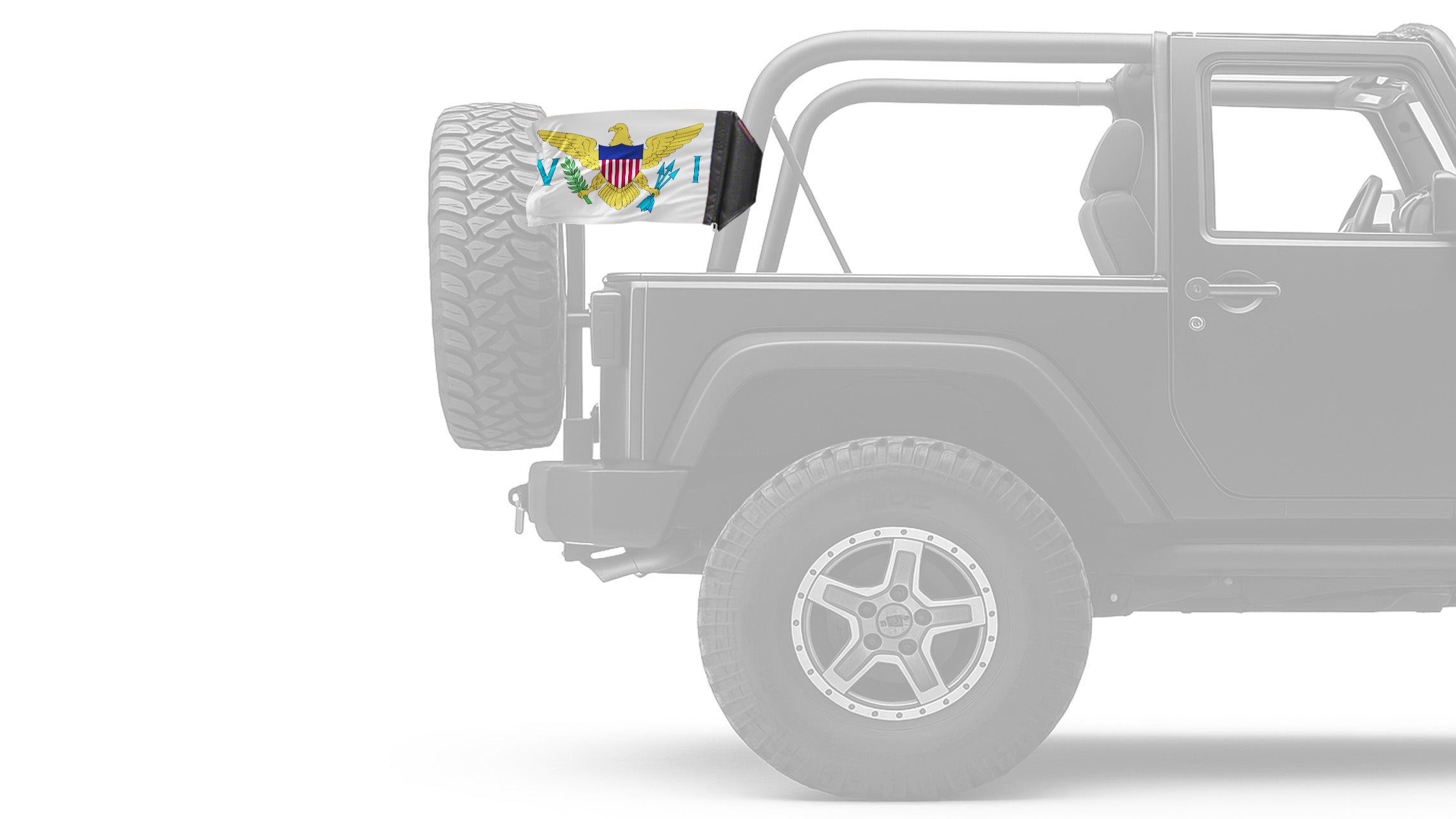 US Virgin Islands 12"x18" Forever Wave Flag