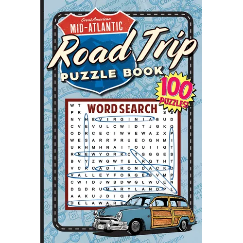 Great American Mid-Atlantic Road Trip Puzzle Book - Paperback