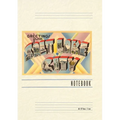 Vintage Lined Notebook Greetings from Salt Lake City, Utah