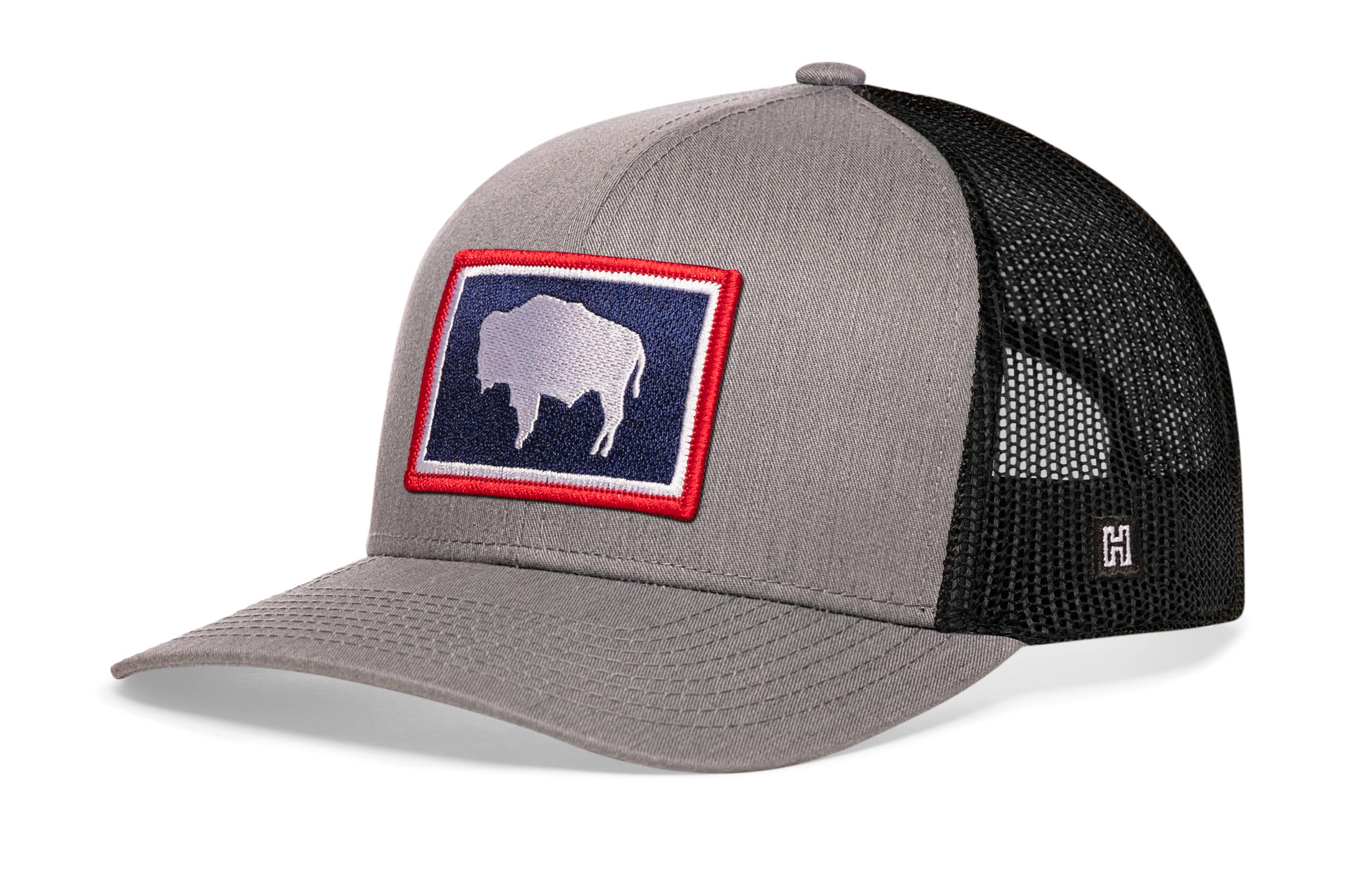 Wyoming Flag Trucker Hat  |  WY Snapback