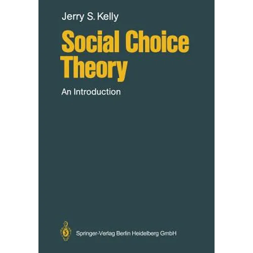 Social Choice Theory: An Introduction - Paperback