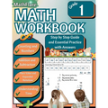 MathFlare - Math Workbook 1st Grade: Math Workbook Grade 1: Counting, Numbers, Addition, Subtraction, Place Value, Expanded Notations, Telling Time, a - Paperback