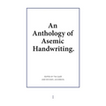 An Anthology of Asemic Handwriting - Paperback
