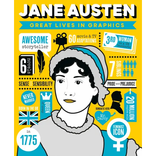Great Lives in Graphics: Jane Austen - Hardcover