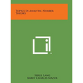 Topics in Analytic Number Theory - Hardcover