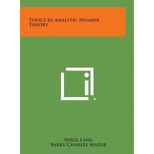 Topics in Analytic Number Theory - Hardcover