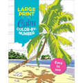 Large Print Calm Color-By-Number - Paperback