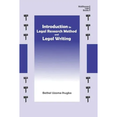 Introduction to Legal Research Method and Legal Writing