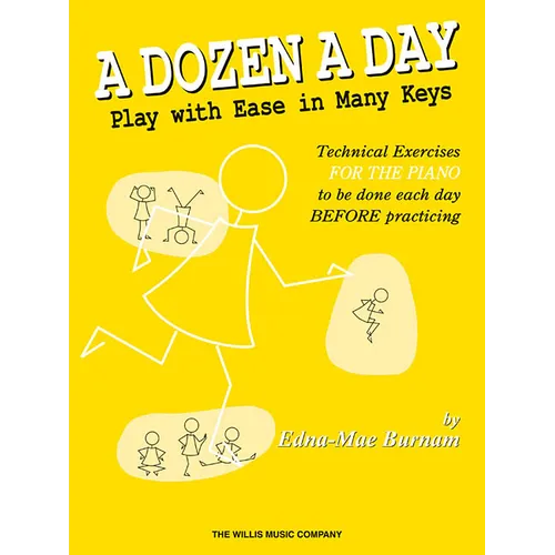 A Dozen a Day - Play with Ease in Many Keys - Paperback