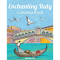 Enchanting Italy Coloring Book - Paperback