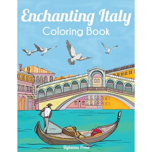 Enchanting Italy Coloring Book - Paperback