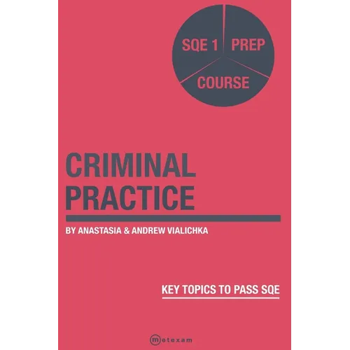Criminal Practice: SQE 1 Prep Course