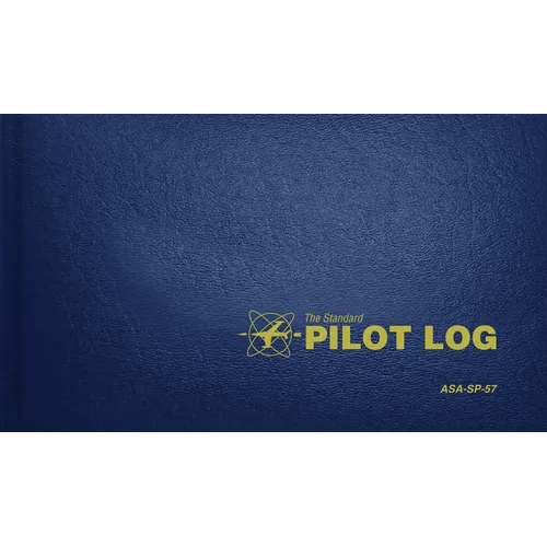 The Standard Pilot Log (Navy Blue): Asa-Sp-57 - Hardcover