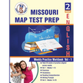 Missouri Assessment Program (MAP), 2nd Grade ELA Test Prep: Weekly Practice Work Book, Volume 1 - Paperback