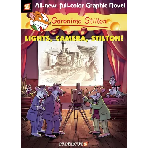 Geronimo Stilton Graphic Novels #16: Lights, Camera, Stilton! - Hardcover