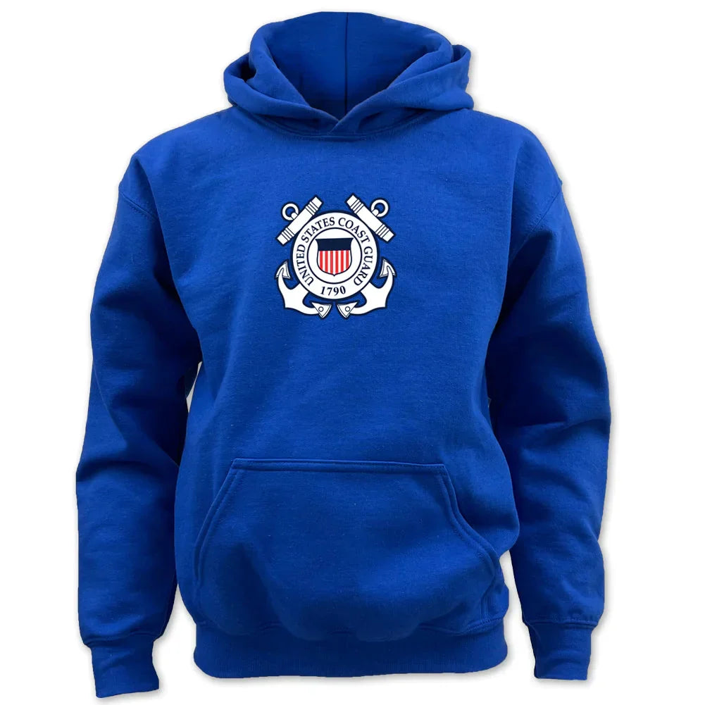 Coast Guard Youth Seal Logo Hood