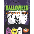 Halloween Activity Book: Cute Monsters Coloring Book Mazes Tracing Shapes Handwriting Practice Learning Workbook for Kids Ages 2-4 - Paperback