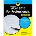 Word 2016 for Professionals for Dummies - Paperback