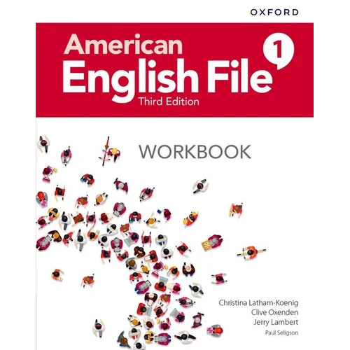 American English File 3e Workbook 1 - Paperback