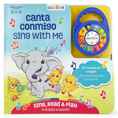 Canticos Canta Conmigo / Sing with Me (Bilingual) - Board Book