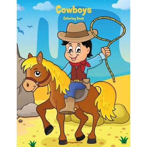 Cowboys Coloring Book 1 - Paperback