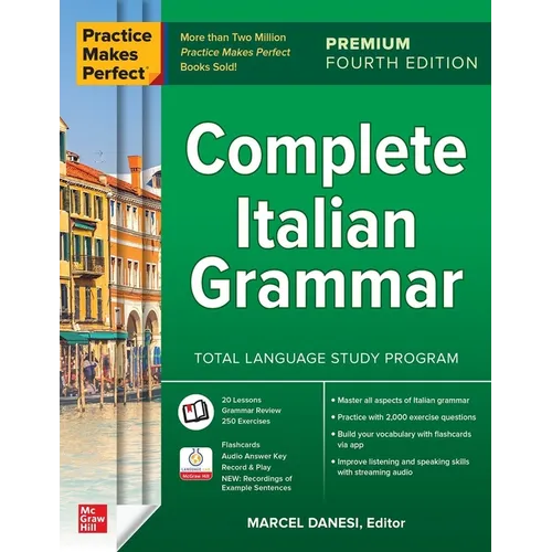 Practice Makes Perfect: Complete Italian Grammar, Premium Fourth Edition - Paperback