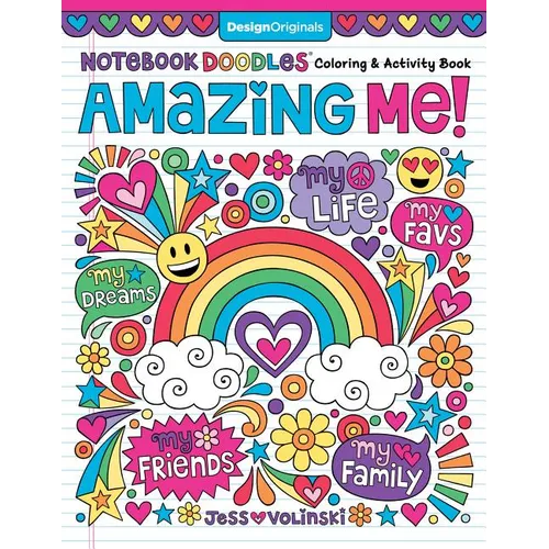 Notebook Doodles Amazing Me: Coloring & Activity Book - Paperback