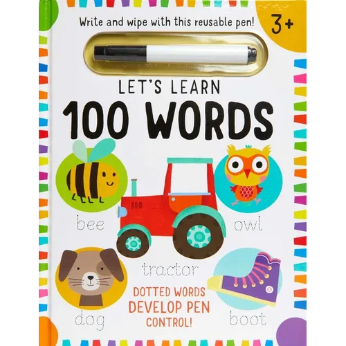 Let's Learn: First 100 Words (Write and Wipe) - Hardcover