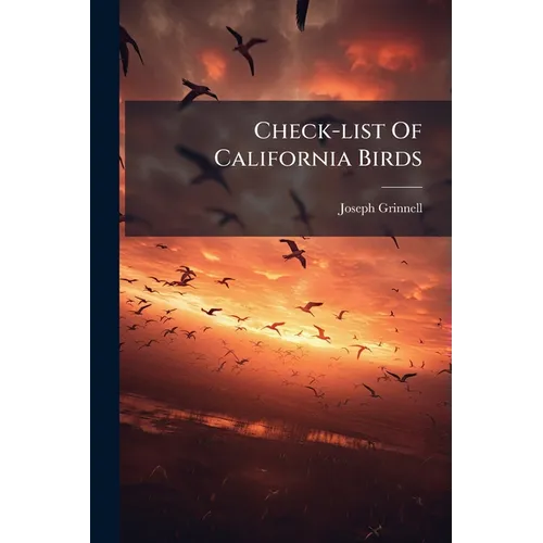 Check-list Of California Birds