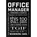 Office Rhetoric: Office Manager - Paperback