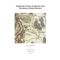 Eighteenth Century Emigrants from Russheim in Baden-Durlach - Paperback