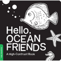 Hello, Ocean Friends: A Black-And-White Board Book for Babies That Helps Visual Development - Board Book