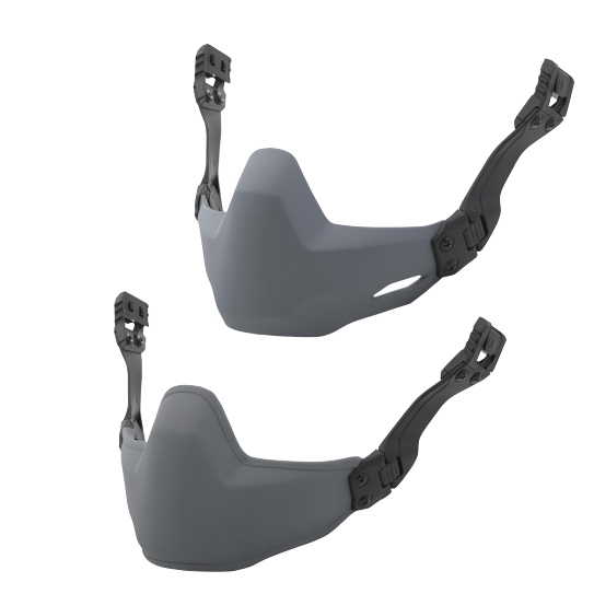 Caiman Ballistic Mandible Guard - Stops 9mm & High-Speed Shrapnel - Ballistic Rated