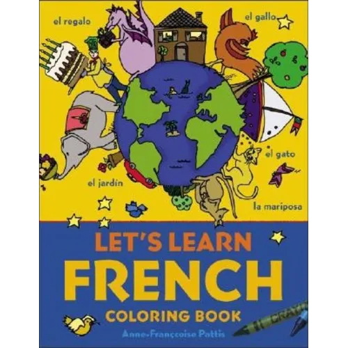 Let's Learn French Coloring Book - Paperback