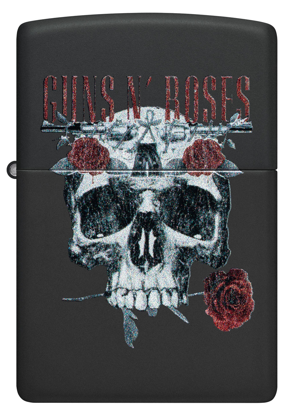 Zippo Guns N' Roses Skull Roses, Black Matte Lighter #47227