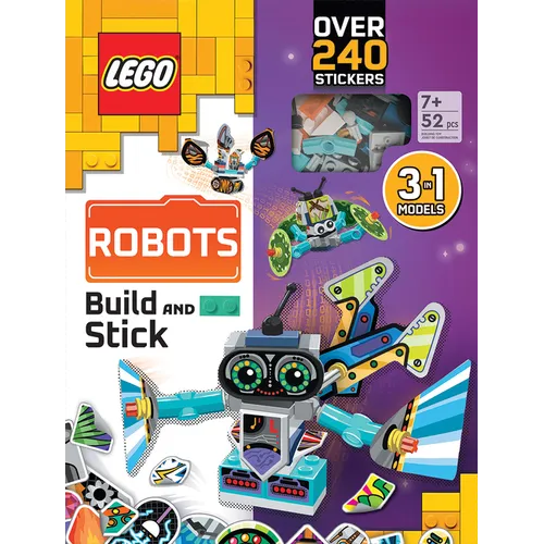 Lego(r) Books. Build and Stick: Robots - Hardcover