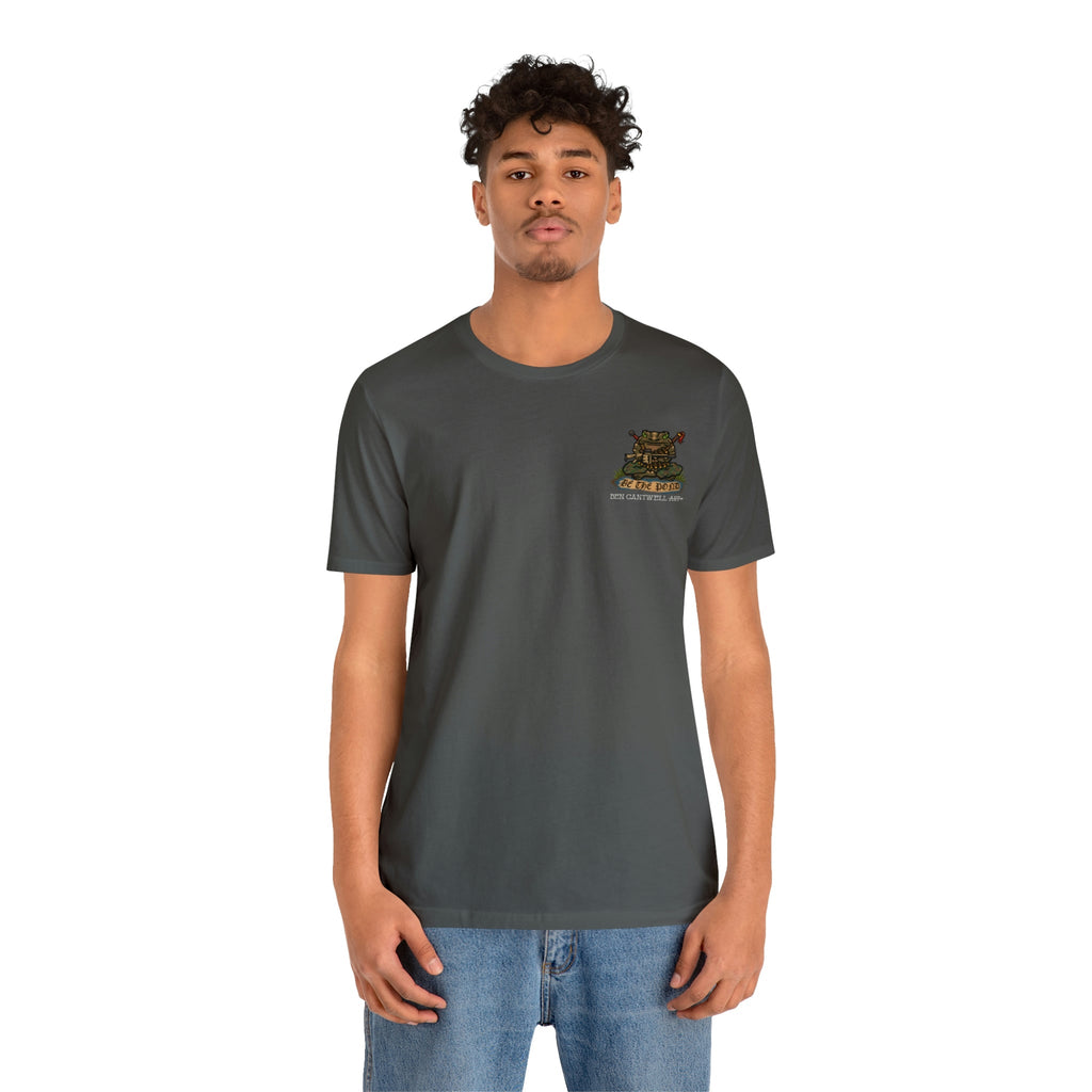 Be the Pond Frog with MK32 Grenade Launcher - Front Print - Short Sleeve Tee
